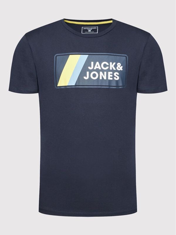 Jack&Jones Jack&Jones Тишърт Jake 12207493 Тъмносин Regular Fit