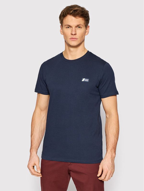 Jack&Jones Jack&Jones Тишърт Jake 12208432 Тъмносин Regular Fit