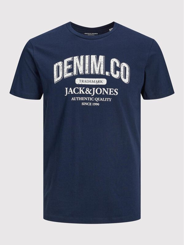 Jack&Jones Jack&Jones Тишърт Jeans 12210949 Тъмносин Regular Fit