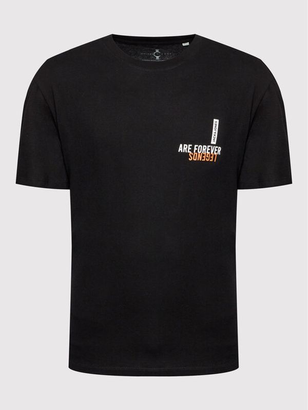 Jack&Jones Jack&Jones Тишърт Legends 12211043 Черен Relaxed Fit