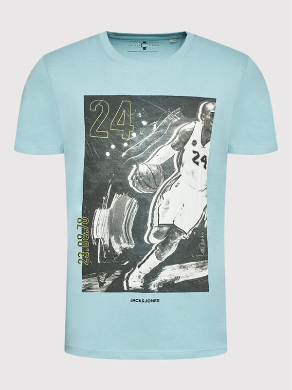 Jack&Jones Jack&Jones Тишърт Legends Photo 12211022 Син Regular Fit