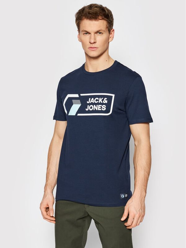 Jack&Jones Jack&Jones Тишърт Logan 12204902 Тъмносин Regular Fit