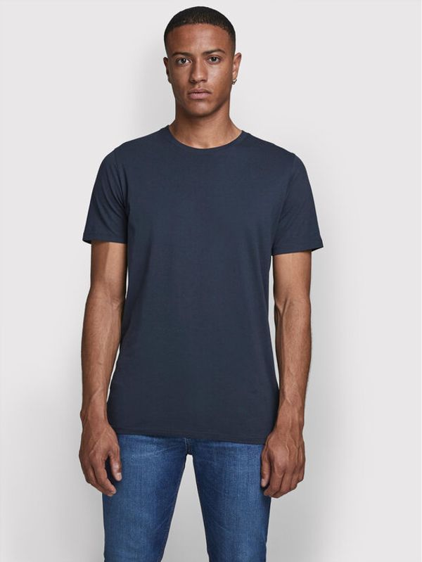 Jack&Jones Jack&Jones Тишърт Orrganic Basic 12156101 Тъмносин Slim Fit