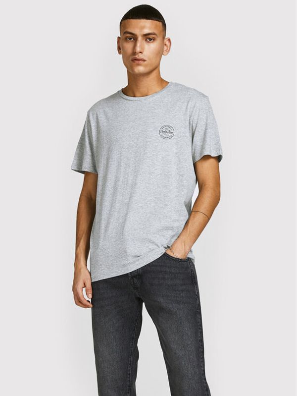 Jack&Jones Jack&Jones Тишърт Shark 12205022 Сив Regular Fit