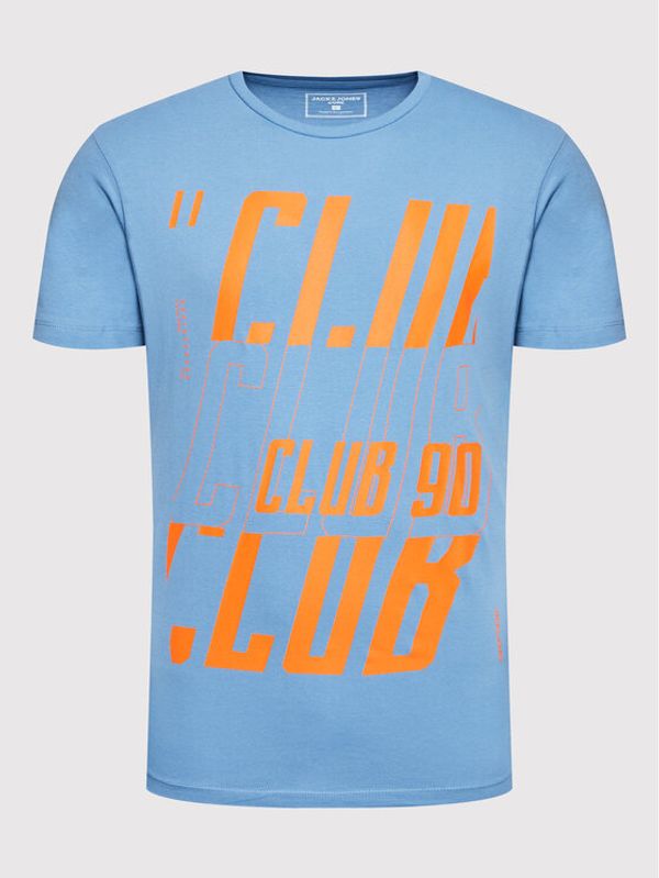 Jack&Jones Jack&Jones Тишърт Upper12209308 Син Regular Fit