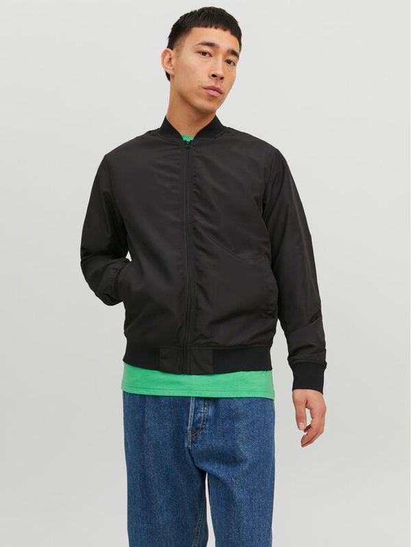 Jack&Jones Jack&Jones Яке бомбър 12235603 Черен Regular Fit