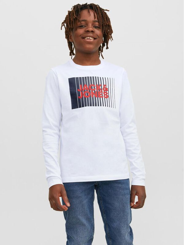 Jack&Jones Junior Jack&Jones Junior Блуза 12244209 Бял Regular Fit