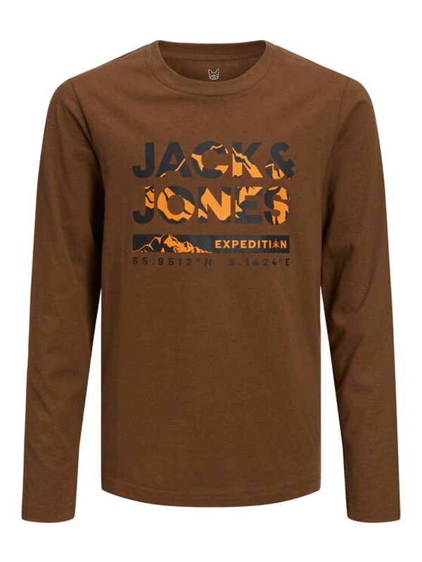 Jack&Jones Junior Jack&Jones Junior Блуза Hunter 12221208 Кафяв Regular Fit