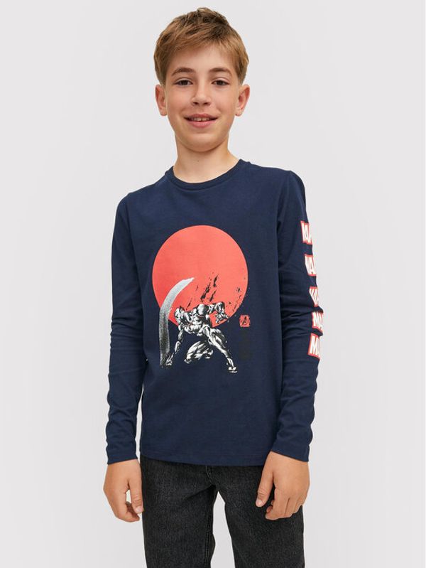 Jack&Jones Junior Jack&Jones Junior Блуза MARVEL 12217803 Тъмносин Regular Fit
