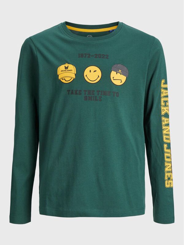 Jack&Jones Junior Jack&Jones Junior Блуза Smileyworld 12223448 Зелен Regular Fit
