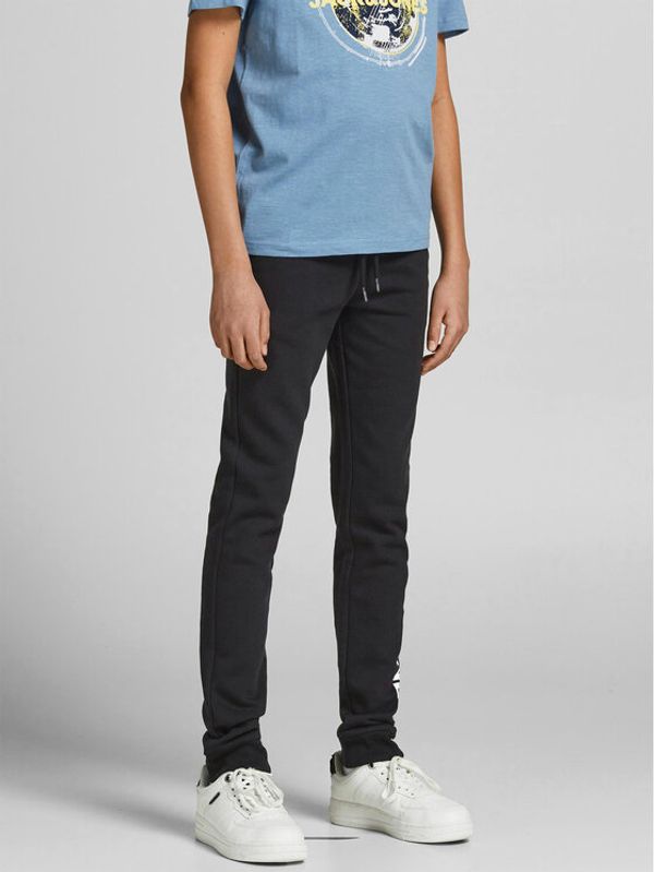Jack&Jones Junior Jack&Jones Junior Долнище анцуг 12206236 Черен Slim Fit