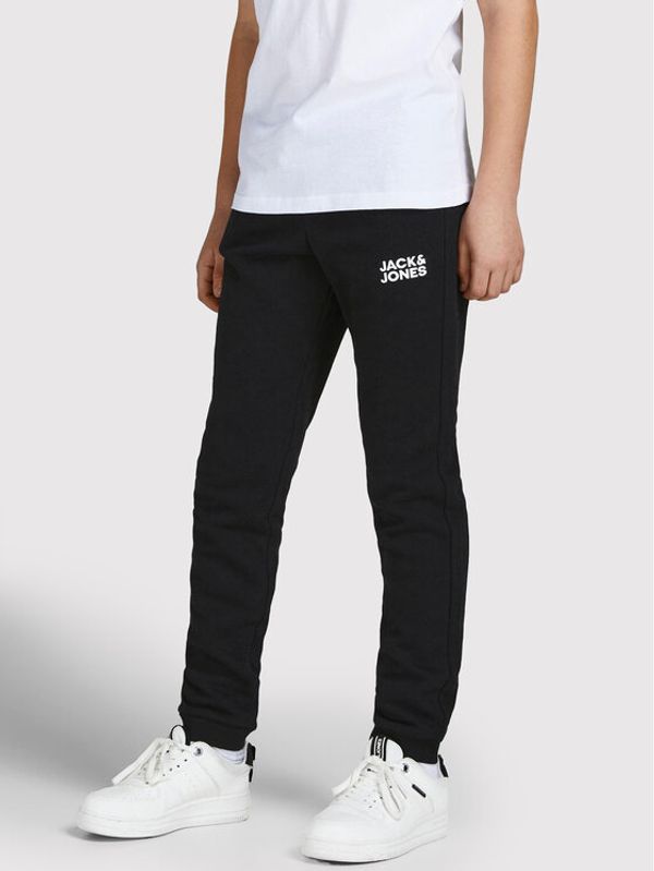 Jack&Jones Junior Jack&Jones Junior Долнище анцуг Gordon 12179798 Черен Regular Fit