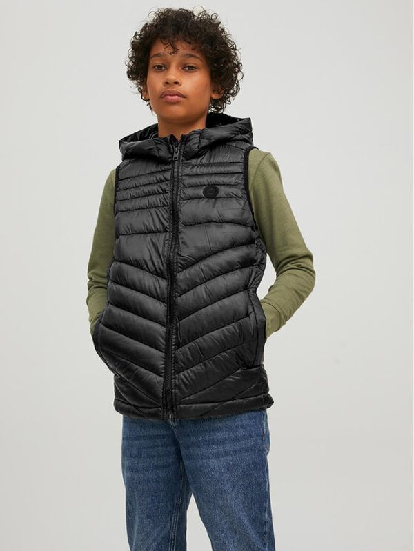 Jack&Jones Junior Jack&Jones Junior Елек Hero 12212854 Черен Regular Fit
