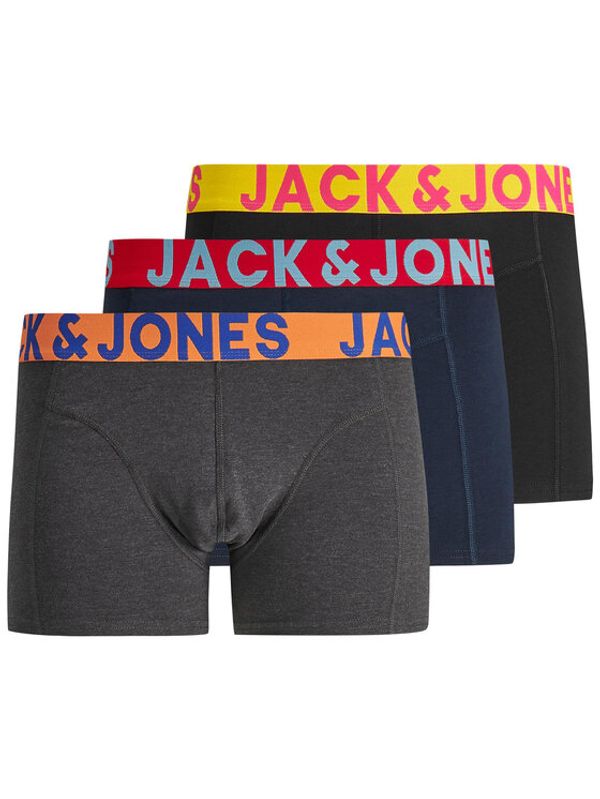 Jack&Jones Junior Jack&Jones Junior Комплект 3 чифта боксерки 12223124 Цветен