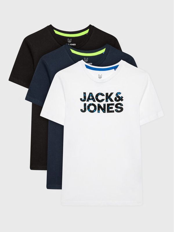 Jack&Jones Junior Jack&Jones Junior Комплект 3 тишърти Neon 12235339 Цветен Regular Fit