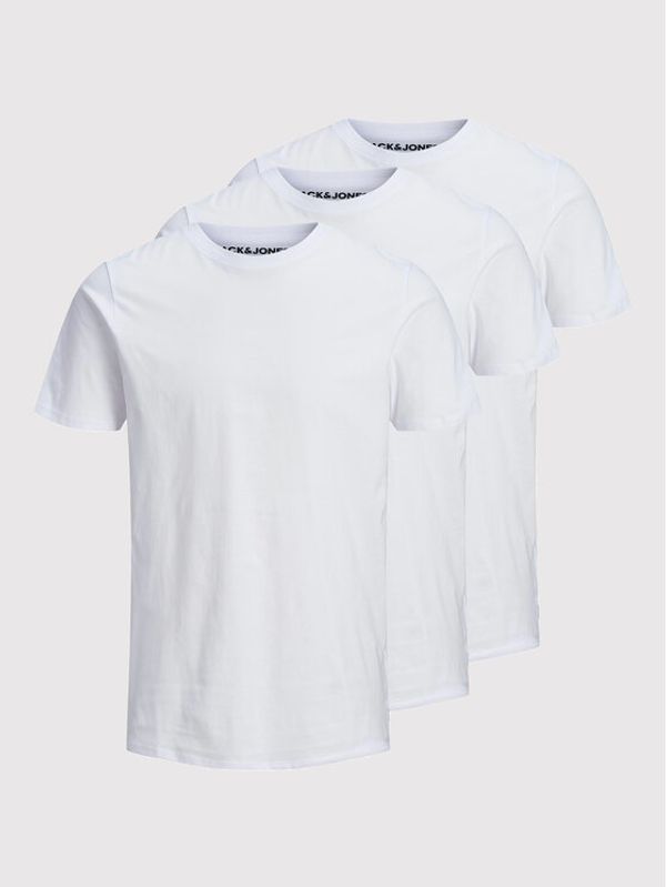 Jack&Jones Junior Jack&Jones Junior Комплект 3 тишърти Organic 12210989 Бял Regular Fit