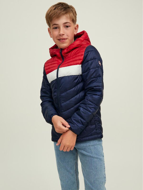 Jack&Jones Junior Jack&Jones Junior Пухено яке 12212568 Тъмносин Regular Fit