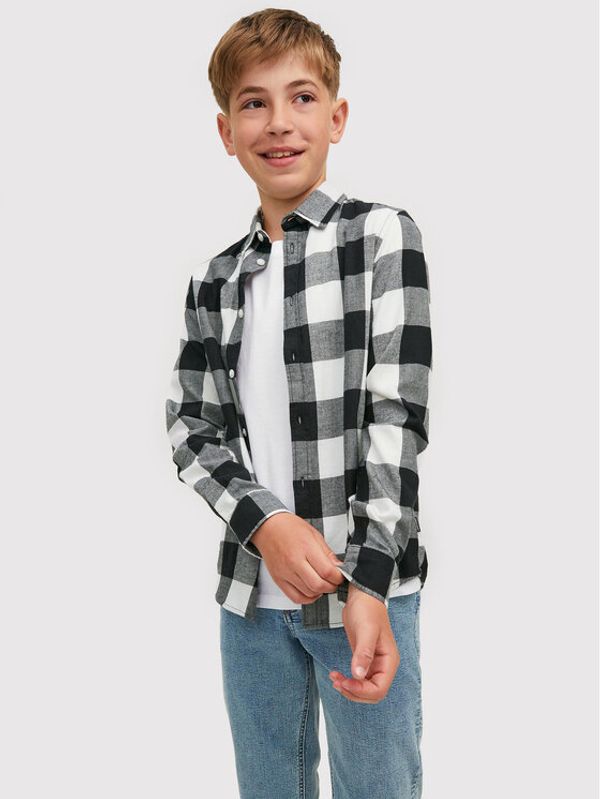 Jack&Jones Junior Jack&Jones Junior Риза Gringham 12183050 Сив Regular Fit