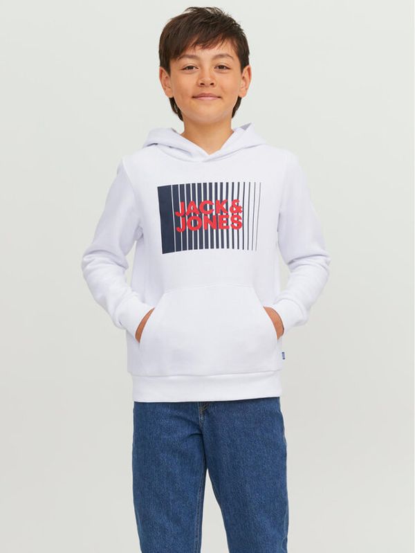 Jack&Jones Junior Jack&Jones Junior Суитшърт 12237459 Бял Regular Fit