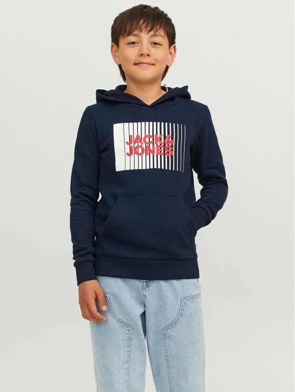 Jack&Jones Junior Jack&Jones Junior Суитшърт 12237459 Тъмносин Regular Fit