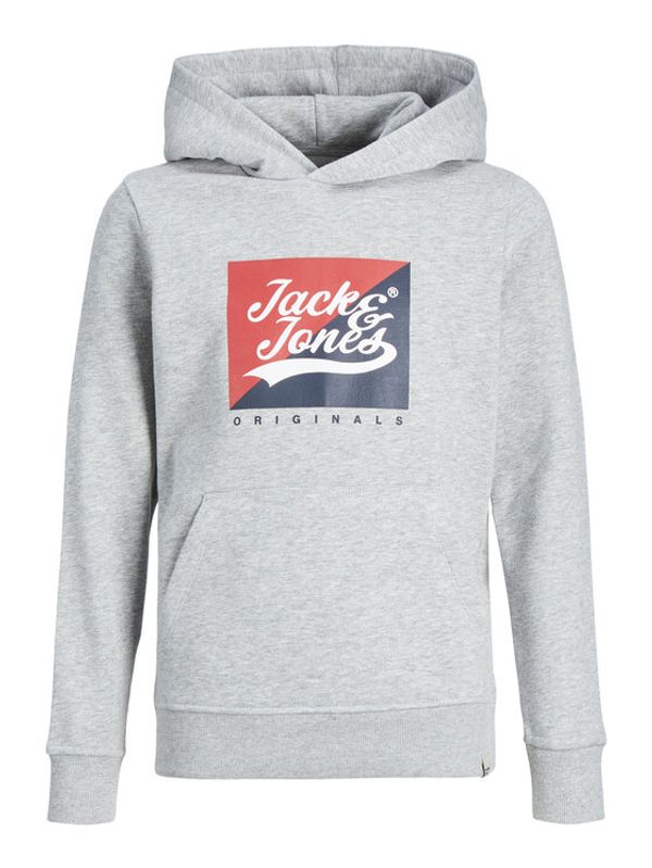 Jack&Jones Junior Jack&Jones Junior Суитшърт Becks 12220996 Сив Regular Fit