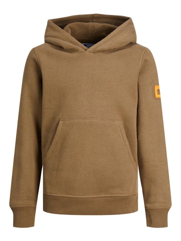 Jack&Jones Junior Jack&Jones Junior Суитшърт Classic Waffle 12216964 Кафяв Regular Fit