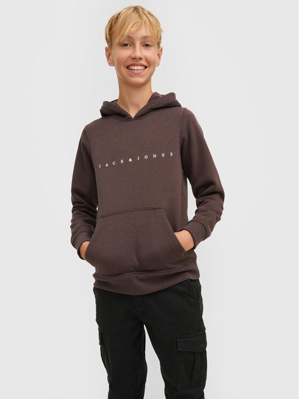 Jack&Jones Junior Jack&Jones Junior Суитшърт Copenhagen 12214983 Кафяв Regular Fit