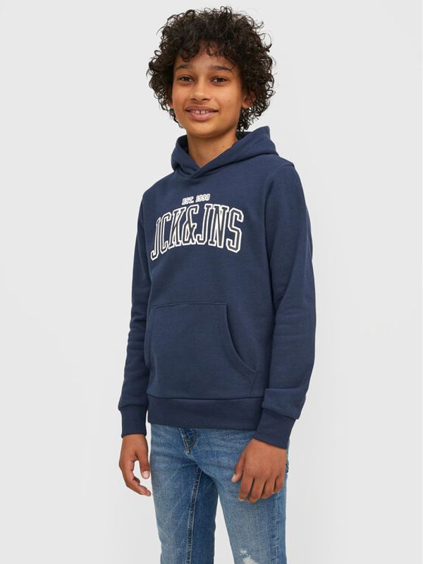 Jack&Jones Junior Jack&Jones Junior Суитшърт Emb 12213292 Тъмносин Regular Fit