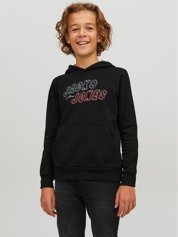 Jack&Jones Junior Jack&Jones Junior Суитшърт Friday 12219582 Черен Regular Fit