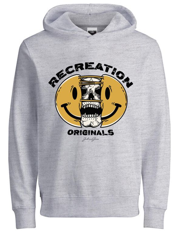 Jack&Jones Junior Jack&Jones Junior Суитшърт Grin 12226470 Сив Regular Fit