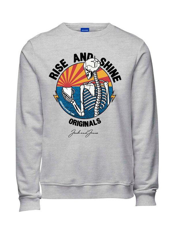 Jack&Jones Junior Jack&Jones Junior Суитшърт Headon 12220197 Сив Regular Fit