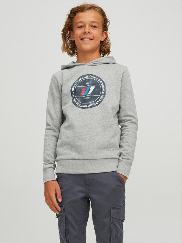 Jack&Jones Junior Jack&Jones Junior Суитшърт Nate 12216911 Сив Regular Fit