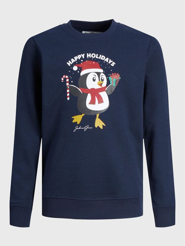 Jack&Jones Junior Jack&Jones Junior Суитшърт Toon 12222091 Тъмносин Regular Fit