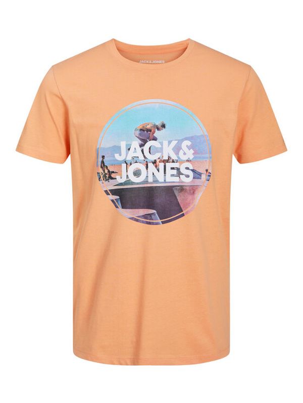 Jack&Jones Junior Jack&Jones Junior Тишърт 12224223 Оранжев Regular Fit