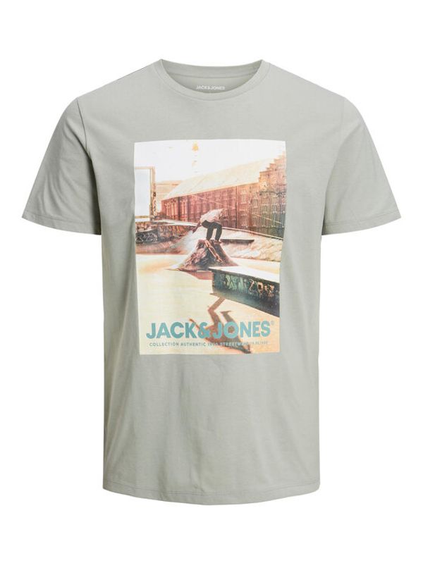 Jack&Jones Junior Jack&Jones Junior Тишърт 12224223 Сив Regular Fit