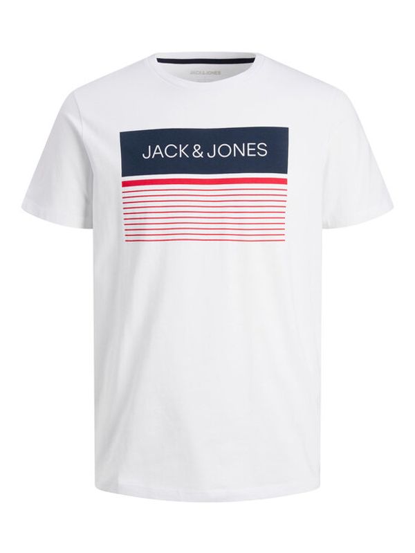 Jack&Jones Junior Jack&Jones Junior Тишърт 12224231 Бял Regular Fit