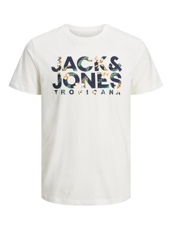 Jack&Jones Junior Jack&Jones Junior Тишърт 12225314 Бял Regular Fit