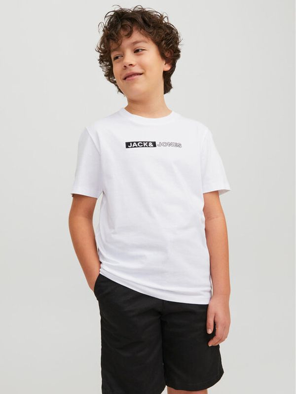 Jack&Jones Junior Jack&Jones Junior Тишърт 12225316 Бял Regular Fit