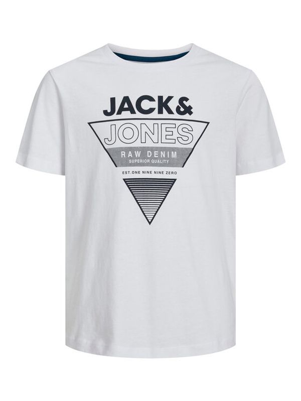 Jack&Jones Junior Jack&Jones Junior Тишърт 12237030 Бял Regular Fit