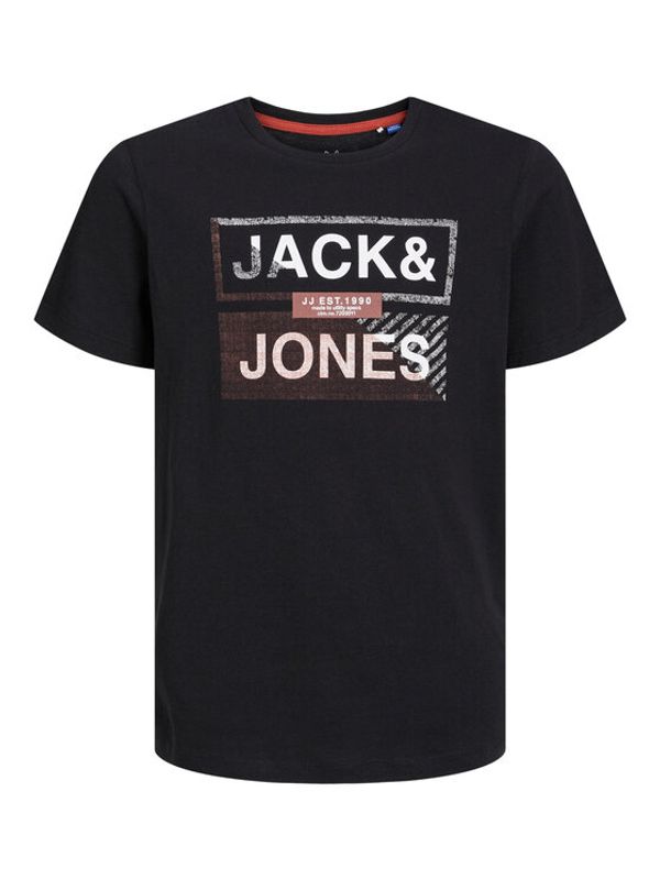 Jack&Jones Junior Jack&Jones Junior Тишърт 12237032 Черен Regular Fit