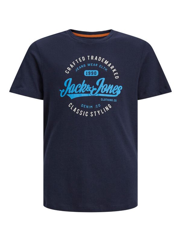 Jack&Jones Junior Jack&Jones Junior Тишърт 12237103 Тъмносин Relaxed Fit