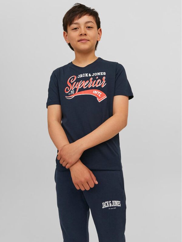 Jack&Jones Junior Jack&Jones Junior Тишърт 12237367 Тъмносин Regular Fit
