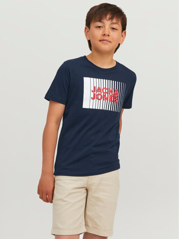 Jack&Jones Junior Jack&Jones Junior Тишърт 12237411 Тъмносин Regular Fit