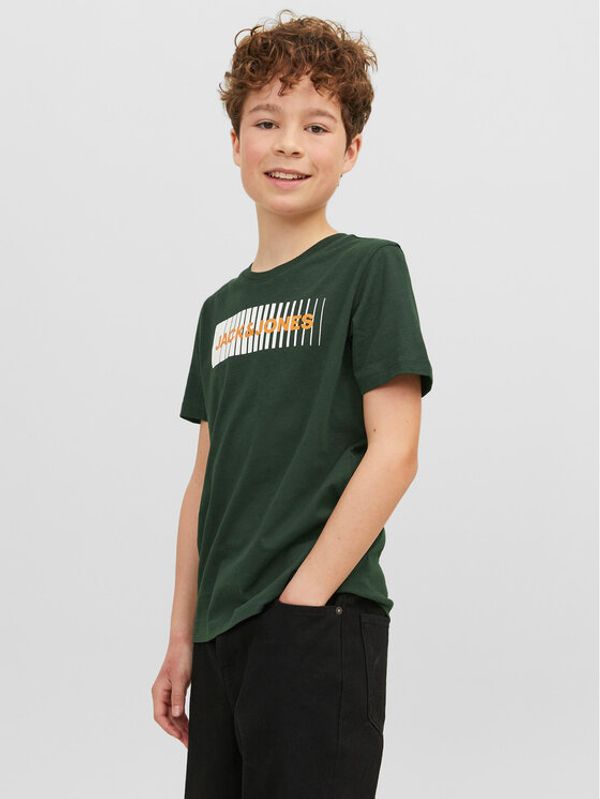 Jack&Jones Junior Jack&Jones Junior Тишърт 12237411 Зелен Regular Fit