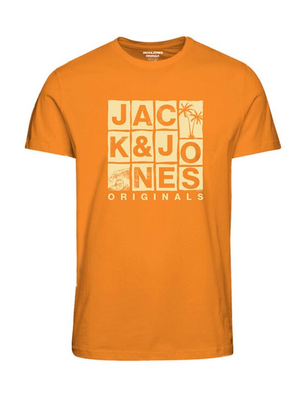 Jack&Jones Junior Jack&Jones Junior Тишърт 12239435 Оранжев Standard Fit