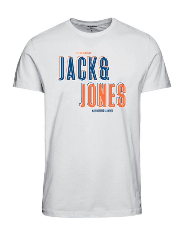 Jack&Jones Junior Jack&Jones Junior Тишърт 12239446 Бял Standard Fit