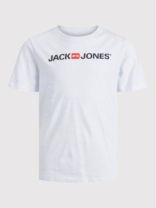 Jack&Jones Junior Jack&Jones Junior Тишърт Corp 12212865 Бял Regular Fit