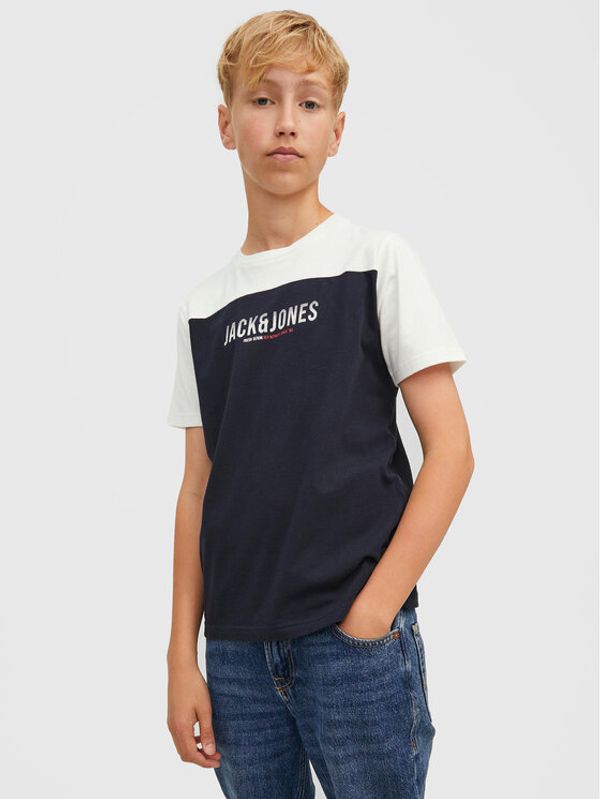 Jack&Jones Junior Jack&Jones Junior Тишърт Dan 12212182 Тъмносин Regular Fit