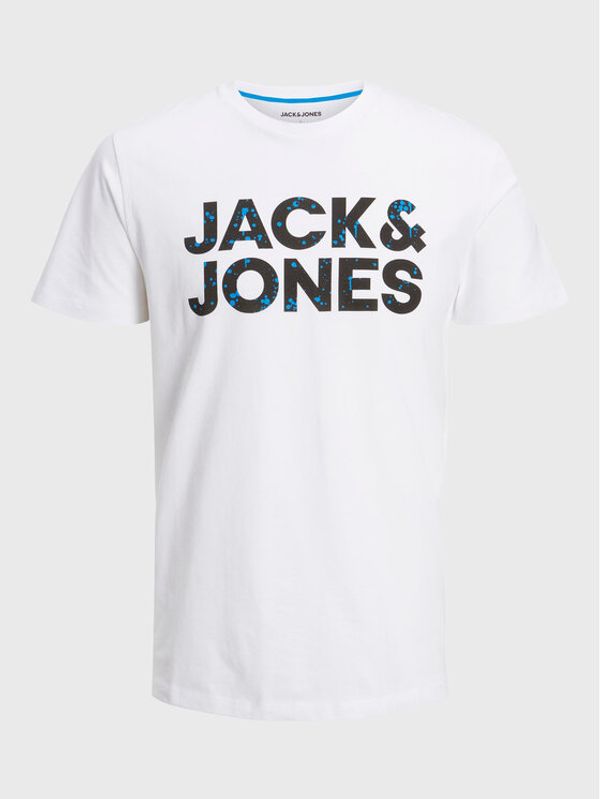 Jack&Jones Junior Jack&Jones Junior Тишърт Neon 12224104 Бял Regular Fit