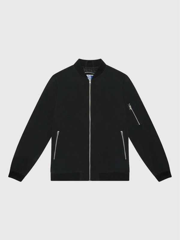 Jack&Jones Junior Jack&Jones Junior Яке бомбър Rush 12182385 Черен Regular Fit